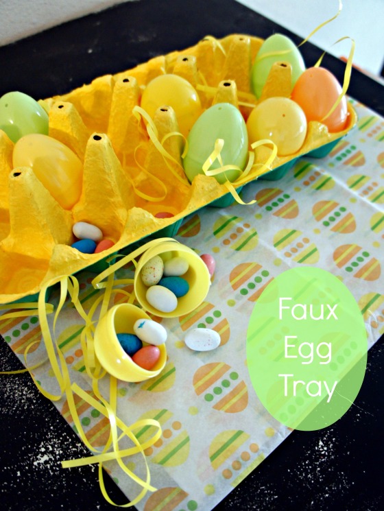 Faux Egg Tray | Slice of Southern Pie #Easter #craft #eggs
